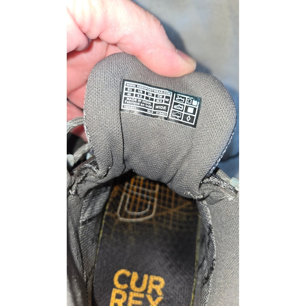 Keen Circadia Mid WP 9.5 Wide Waterproof Hiking Boots Steel Grey Cloud Blue - Picture 9 of 9